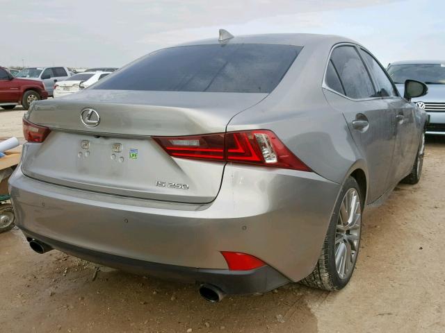 JTHBF1D23E5032782 - 2014 LEXUS IS 250 GRAY photo 4