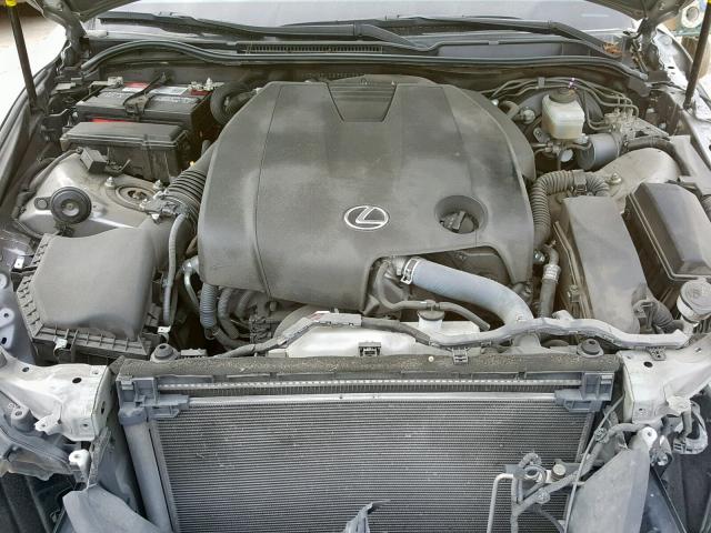 JTHBF1D23E5032782 - 2014 LEXUS IS 250 GRAY photo 7