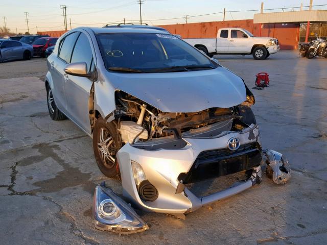 JTDKDTB36F1586549 - 2015 TOYOTA PRIUS C SILVER photo 1