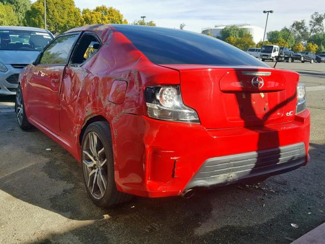 JTKJF5C70FJ011973 - 2015 TOYOTA SCION TC 红色 照片 3