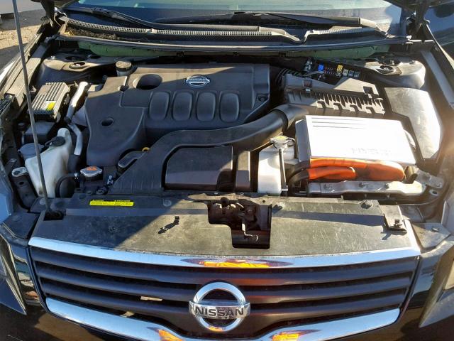 1N4CL21E17C210079 - 2007 NISSAN ALTIMA HYB BLACK photo 7