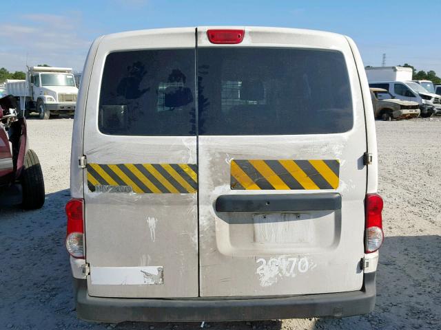 3N6CM0KN1EK700522 - 2014 NISSAN NV200 2.5S WHITE photo 6