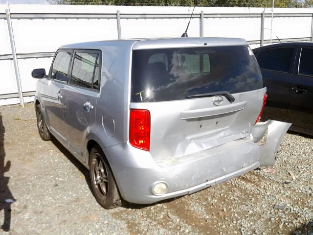 JTLKE50E981006716 - 2008 TOYOTA SCION XB 银色 照片 3