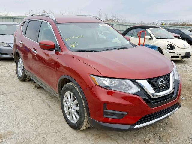 5N1AT2MV7JC752433 - 2018 NISSAN ROGUE SV RED photo 1