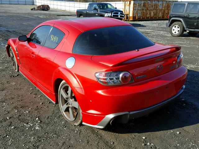 JM1FE173640132140 - 2004 MAZDA RX8 RED photo 3