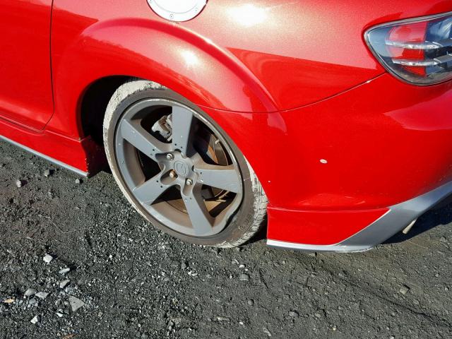 JM1FE173640132140 - 2004 MAZDA RX8 RED photo 9