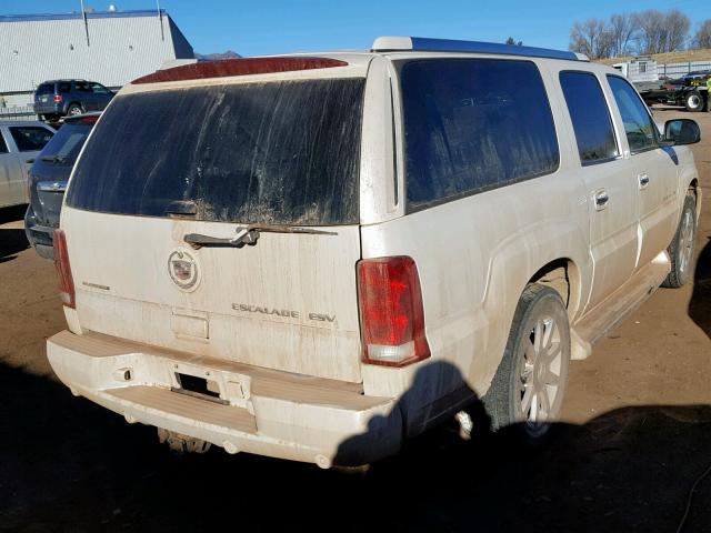 3GYFK66N45G194460 - 2005 CADILLAC ESCALADE E WHITE photo 4