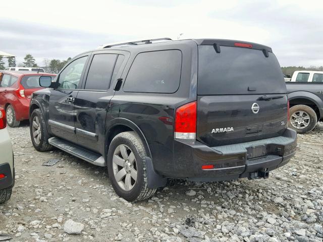 5N1AA0ND2CN604312 - 2012 NISSAN ARMADA SV BLACK photo 3