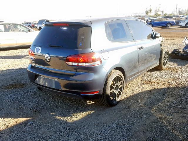 WVWAB7AJ0CW299571 - 2012 VOLKSWAGEN GOLF 蓝色 照片 4