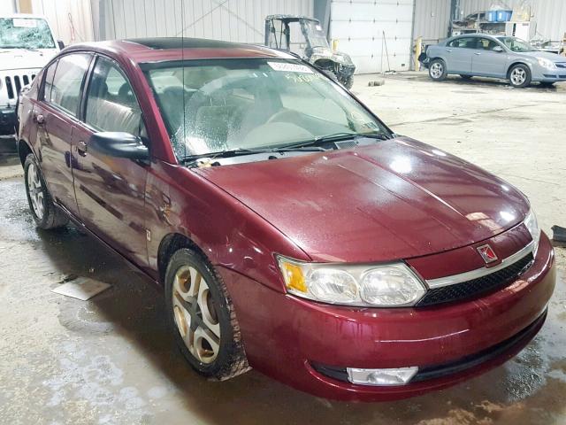 1G8AL52F23Z188833 - 2003 SATURN ION LEVEL BURGUNDY photo 1