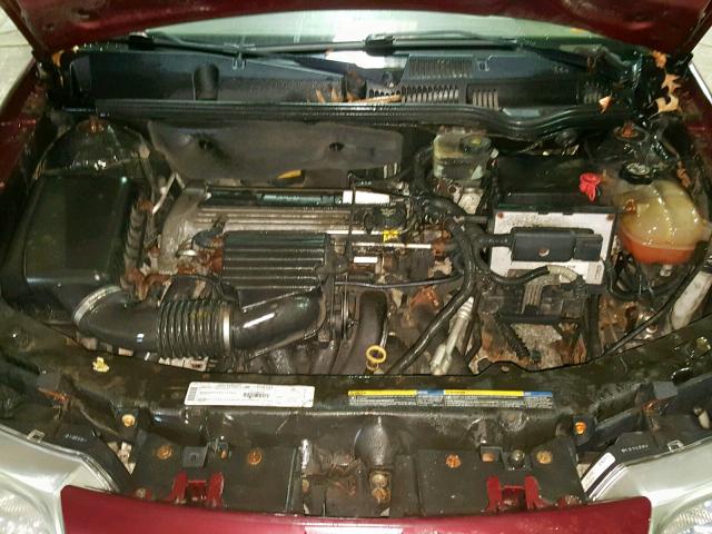 1G8AL52F23Z188833 - 2003 SATURN ION LEVEL BURGUNDY photo 7