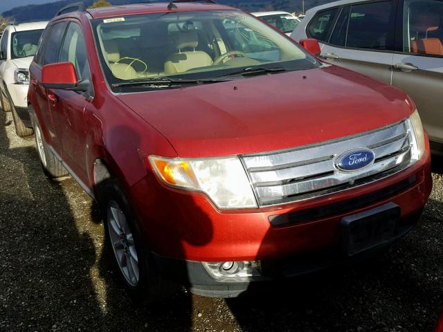 2FMDK38C27BA57204 - 2007 FORD EDGE SEL RED photo 1