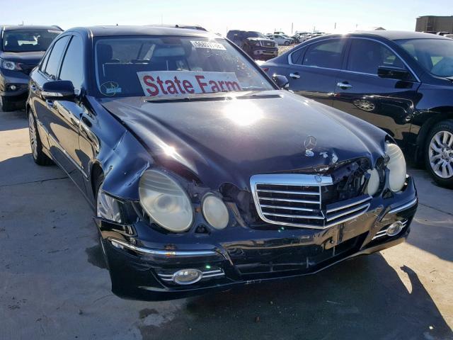 WDBUF56X58B211887 - 2008 MERCEDES-BENZ E 350 BLACK photo 1