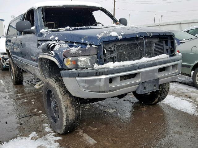 1B7KF23681J596618 - 2001 DODGE RAM 2500 BLUE photo 1