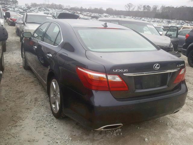 JTHBL5EF3A5096056 - 2010 LEXUS LS 460 GRAY photo 3