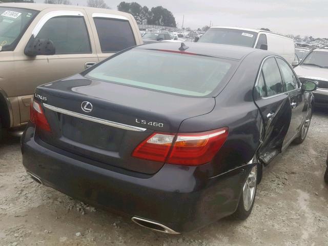 JTHBL5EF3A5096056 - 2010 LEXUS LS 460 GRAY photo 4