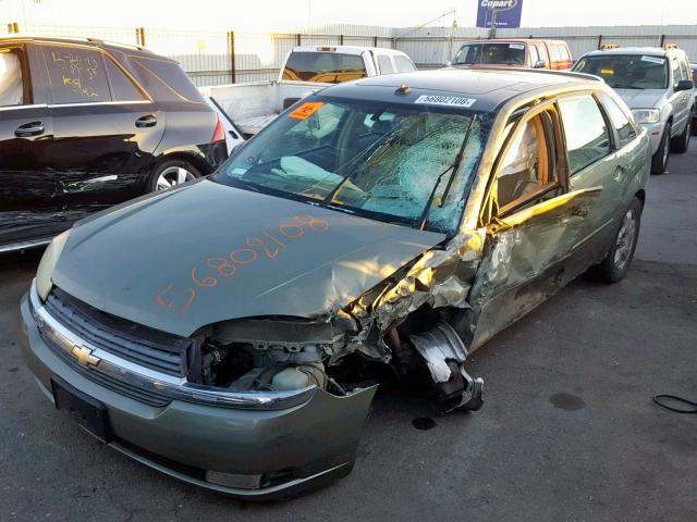 1G1ZU64845F202691 - 2005 CHEVROLET MALIBU MAX მწვანე ფოტო 2