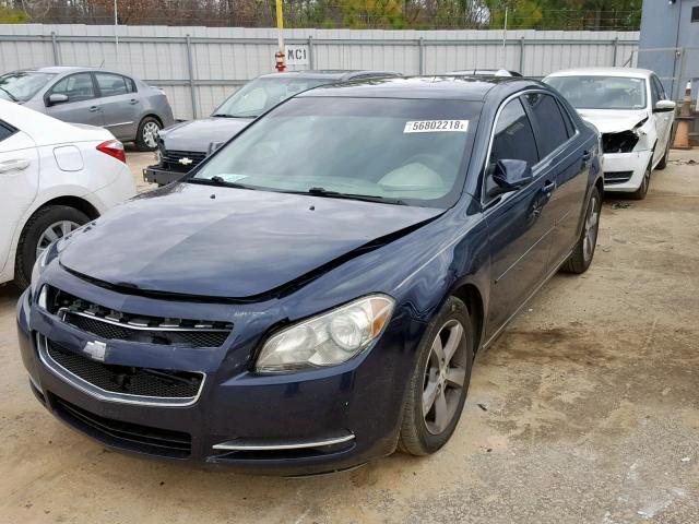 1G1ZC5E16BF310160 - 2011 CHEVROLET MALIBU 1LT BLUE photo 2