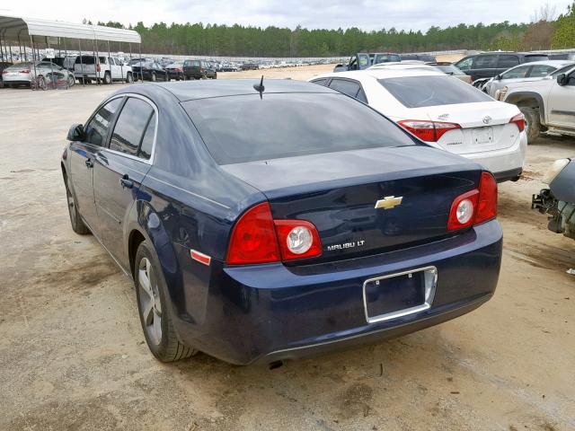 1G1ZC5E16BF310160 - 2011 CHEVROLET MALIBU 1LT BLUE photo 3