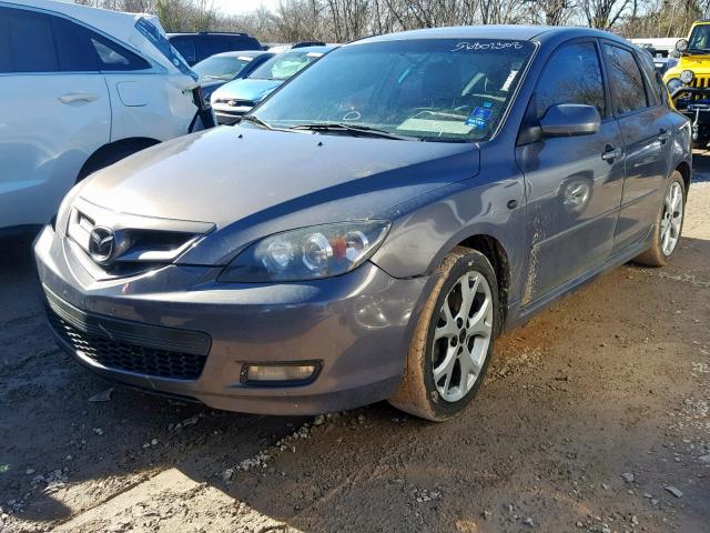 JM1BK343381149498 - 2008 MAZDA 3 HATCHBAC SILVER photo 2