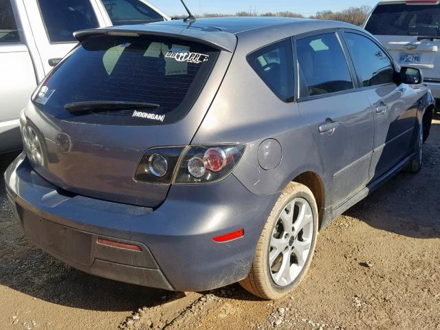 JM1BK343381149498 - 2008 MAZDA 3 HATCHBAC SILVER photo 4