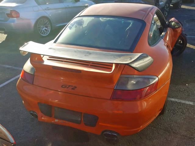 WP0AB29911S687622 - 2001 PORSCHE 911 TURBO ORANGE photo 9