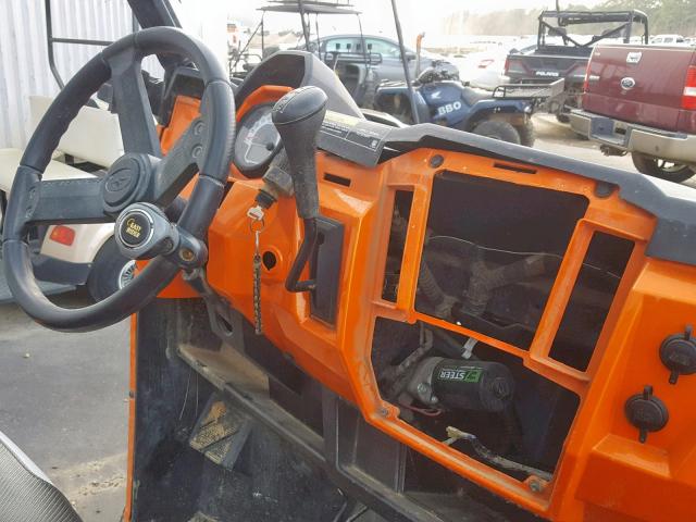 4XAUH88A9DB627044 - 2013 POLARIS RANGER 900 ORANGE photo 9