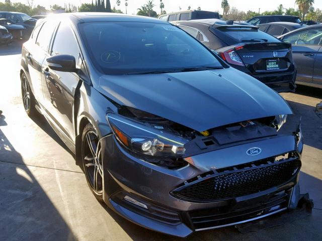 1FADP3L99HL205941 - 2017 FORD FOCUS ST GRAY photo 1