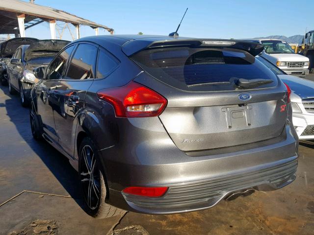 1FADP3L99HL205941 - 2017 FORD FOCUS ST GRAY photo 3