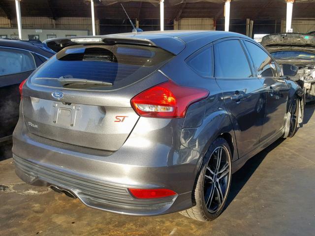 1FADP3L99HL205941 - 2017 FORD FOCUS ST GRAY photo 4