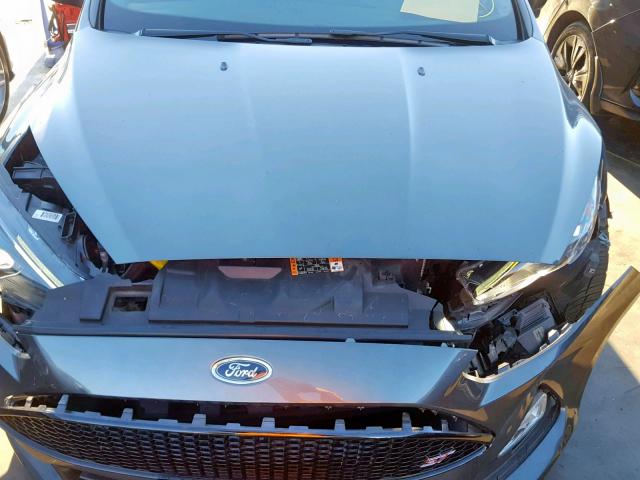 1FADP3L99HL205941 - 2017 FORD FOCUS ST GRAY photo 7