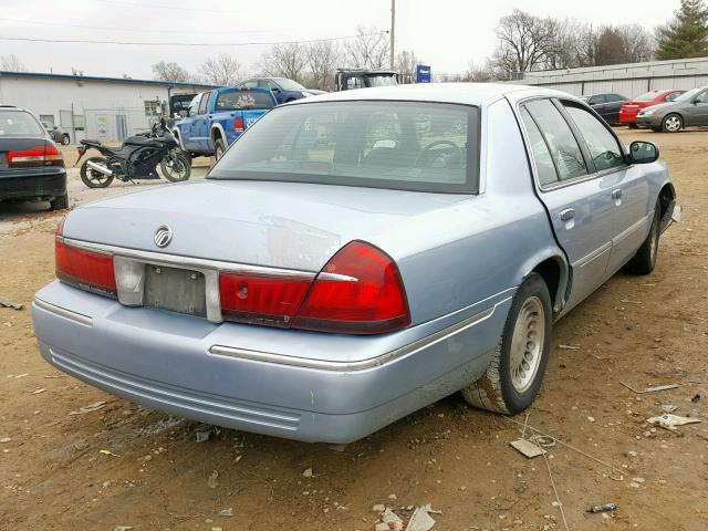 2MEFM75WX1X707581 - 2001 MERCURY GRAND MARQ BLUE photo 4