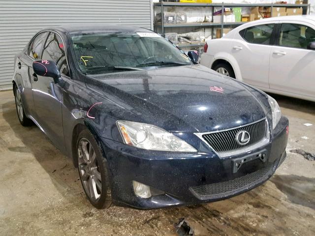 JTHBK262X65009886 - 2006 LEXUS IS 250 BLUE photo 1