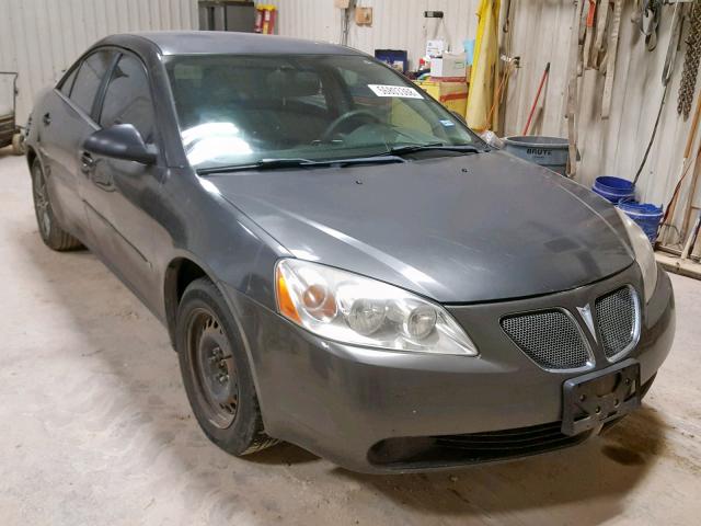 1G2ZF55B964201866 - 2006 PONTIAC G6 SE GRAY photo 1