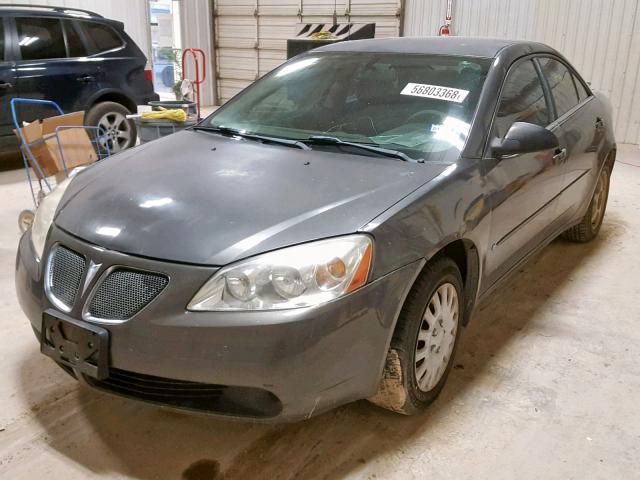 1G2ZF55B964201866 - 2006 PONTIAC G6 SE GRAY photo 2