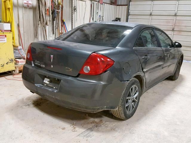 1G2ZF55B964201866 - 2006 PONTIAC G6 SE GRAY photo 4