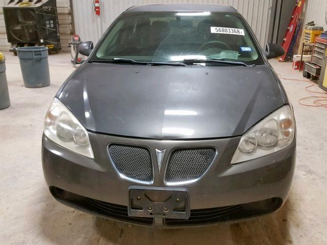 1G2ZF55B964201866 - 2006 PONTIAC G6 SE GRAY photo 9