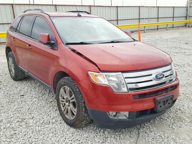 2FMDK38C47BA84310 - 2007 FORD EDGE SEL RED photo 1