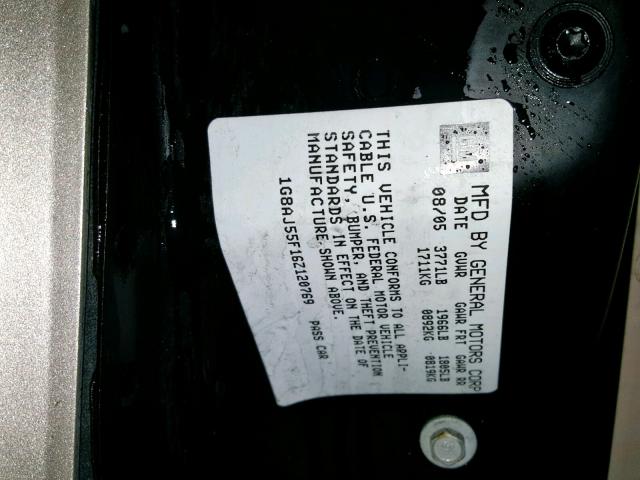 1G8AJ55F16Z120769 - 2006 SATURN ION LEVEL TEAL photo 10