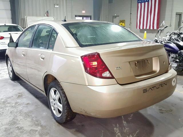 1G8AJ55F16Z120769 - 2006 SATURN ION LEVEL TEAL photo 3