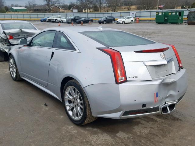 1G6DK1ED2B0148766 - 2011 CADILLAC CTS PERFOR SILVER photo 3