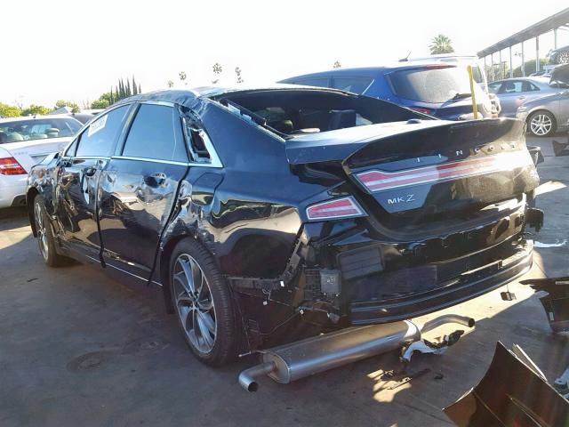 3LN6L5LU1KR608461 - 2019 LINCOLN MKZ RESERV BLACK photo 3