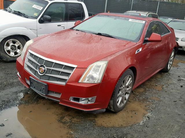 1G6DK1ED9B0117207 - 2011 CADILLAC CTS PERFOR RED photo 2