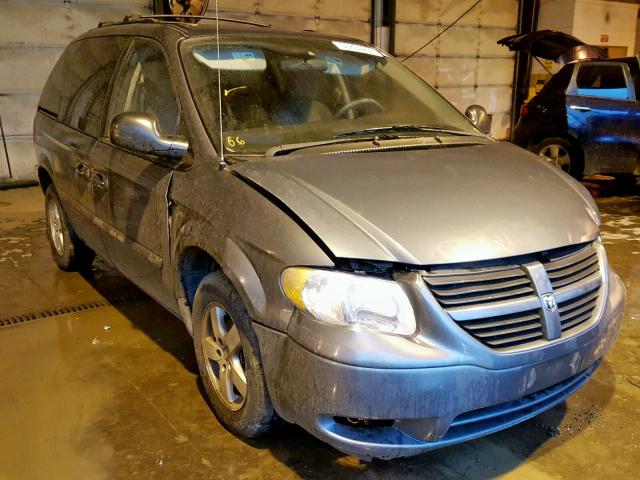 1D8GP45R87B106382 - 2007 DODGE CARAVAN SX BLUE photo 1