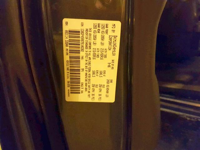 1D8GP45R87B106382 - 2007 DODGE CARAVAN SX BLUE photo 10