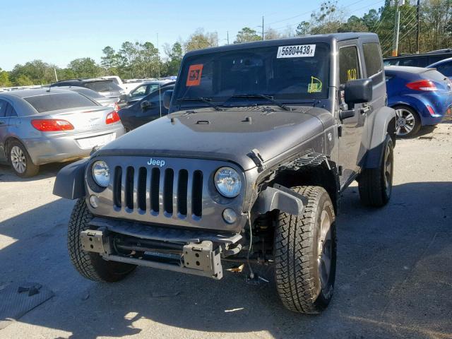 1C4AJWAG2HL517620 - 2017 JEEP WRANGLER S GRAY photo 2