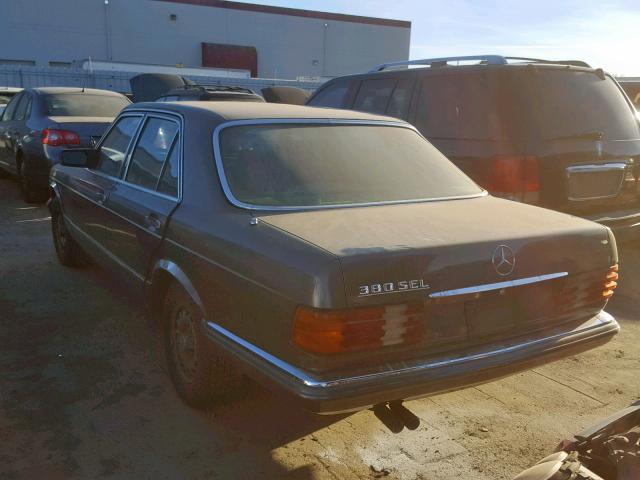 WDB12602212025955 - 1981 MERCEDES-BENZ 280 SE GRAY photo 3