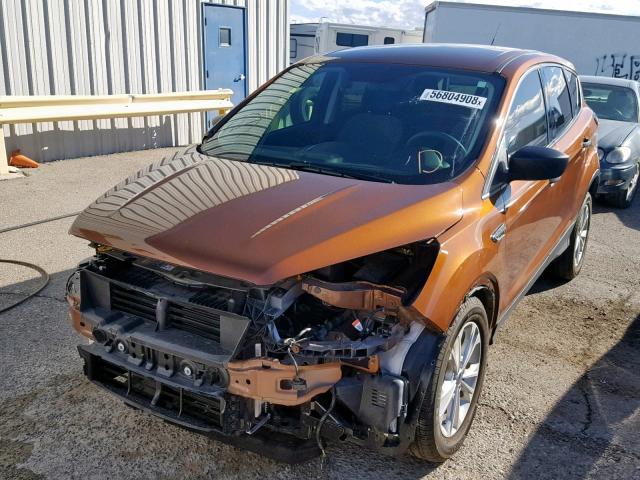 1FMCU0F73HUC26832 - 2017 FORD ESCAPE S BROWN photo 2