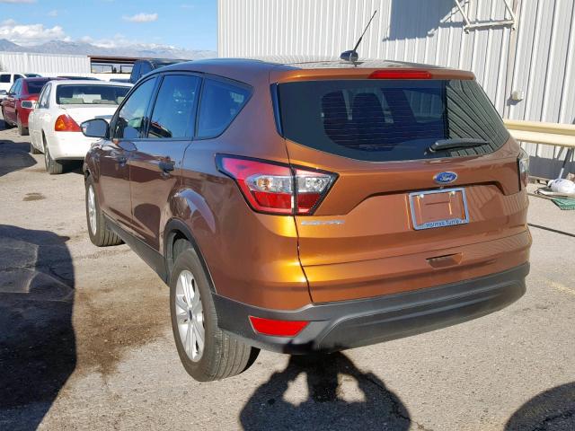 1FMCU0F73HUC26832 - 2017 FORD ESCAPE S BROWN photo 3