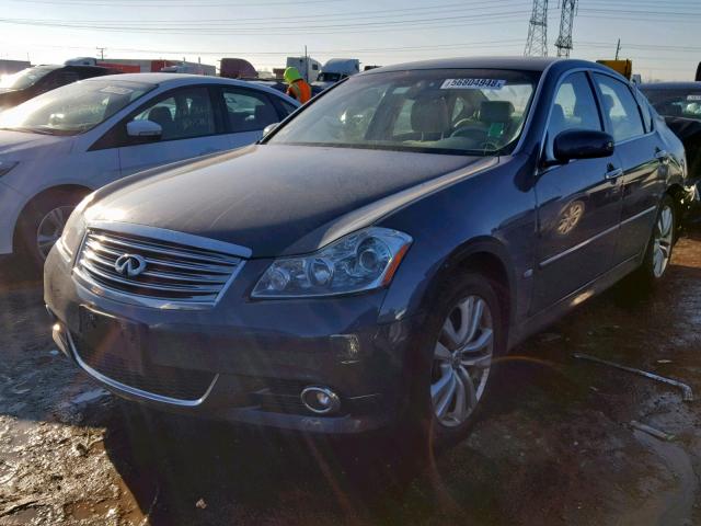 JNKAY01FX8M655561 - 2008 INFINITI M35 BASE BLUE photo 2